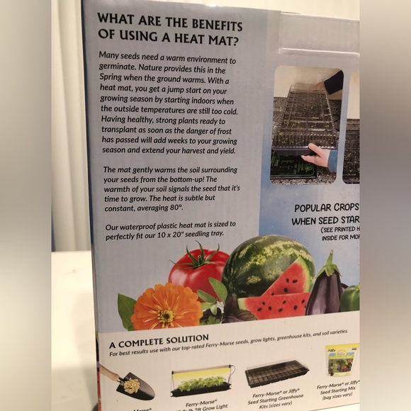 NWT Ferry-Morse Seed Germination Heat Mat for Indoor Gardening - Picture 5 of 12